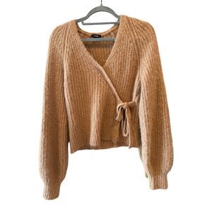 Express Mohair Faux Wrap Sweater